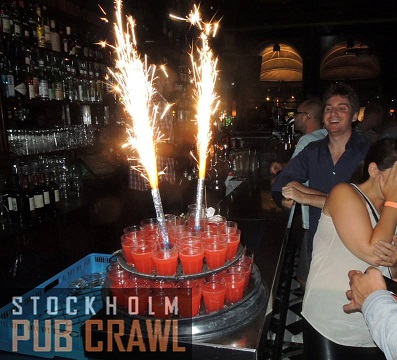 Firey Shots at Fenix - Photo: Stockholm Pub Crawl