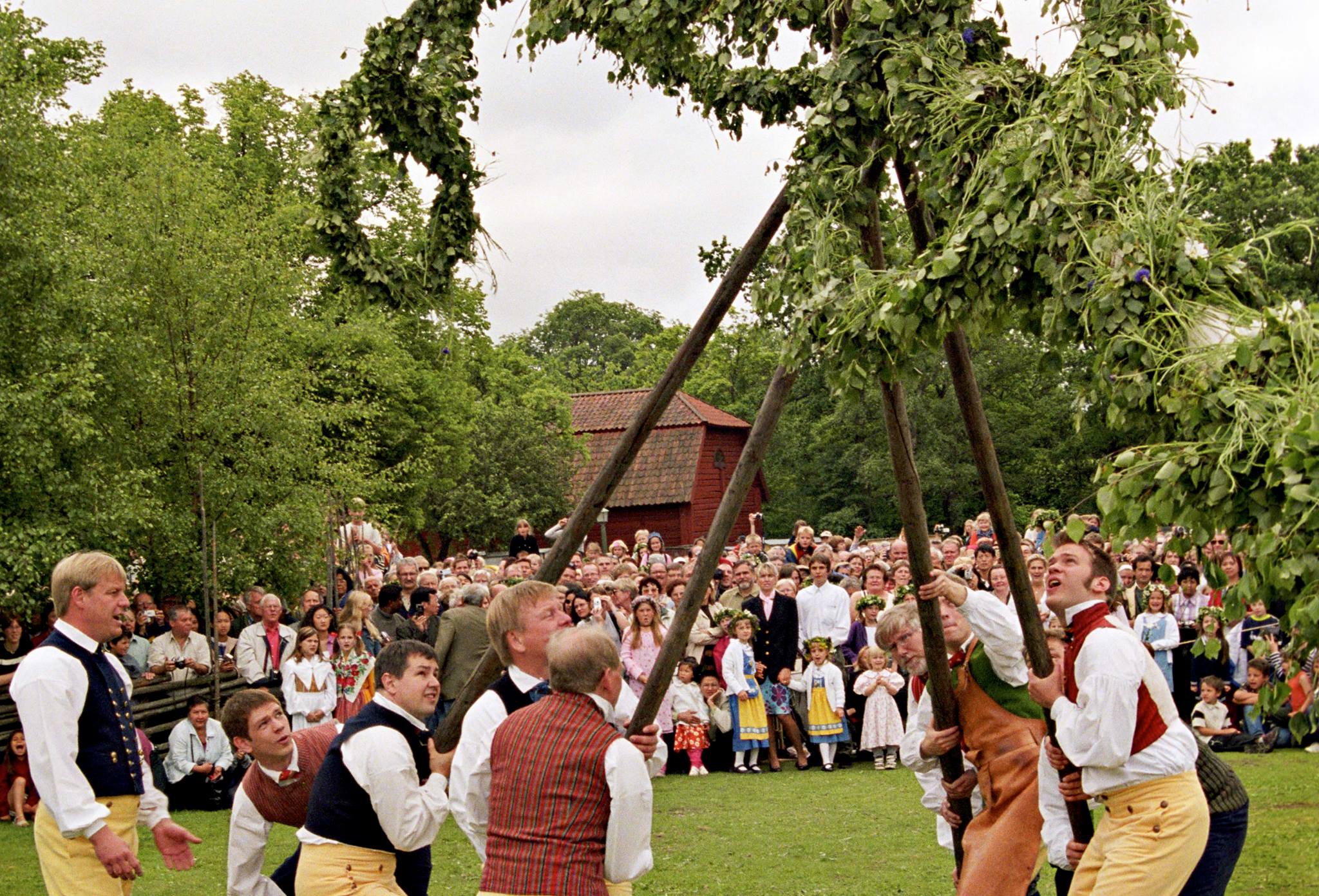 Midsummer Celebrations At Skansen