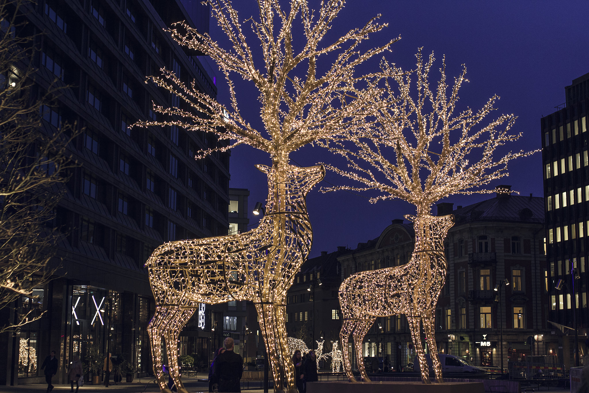 Lighting of the Christmas lights in Stockholm City 2018