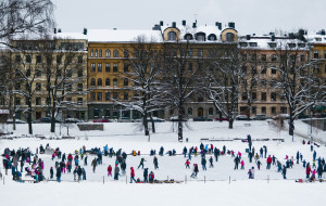 SkridskoÃ¥kning i Vasaparken