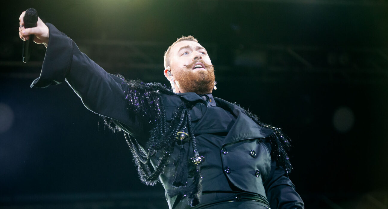 Sam Smith performing at Gröna Lund