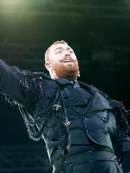 Sam Smith performing at Gröna Lund