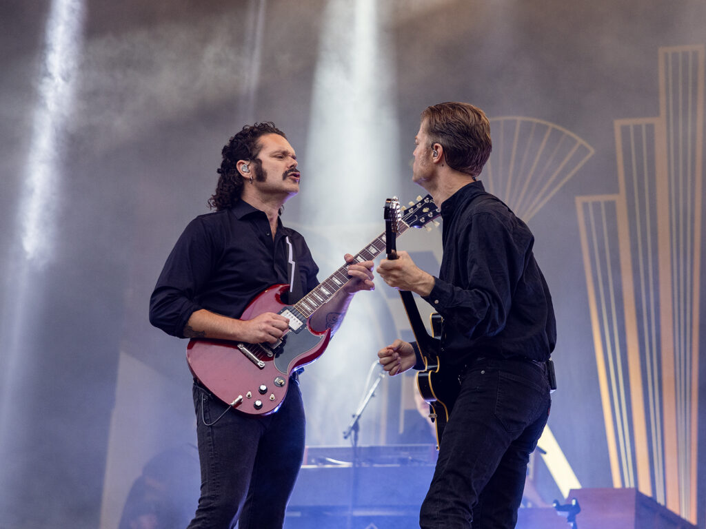 Mando Diao at Gröna Lund Björn Dixgård and Håkan Sörle