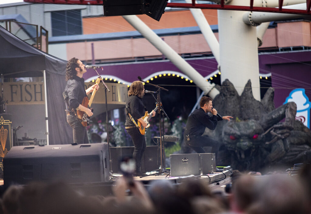 Mando Diao at Gröna Lund Björn Dixgård and Håkan Sörle